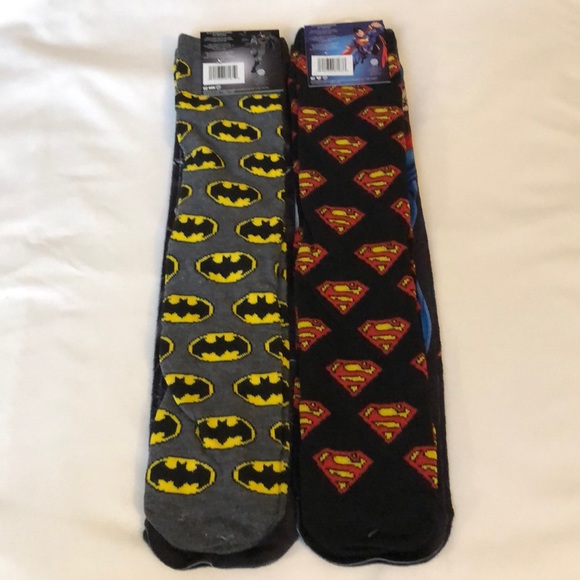DC BATMAN/SUPER MAN SOCKS - Picture 4 of 7